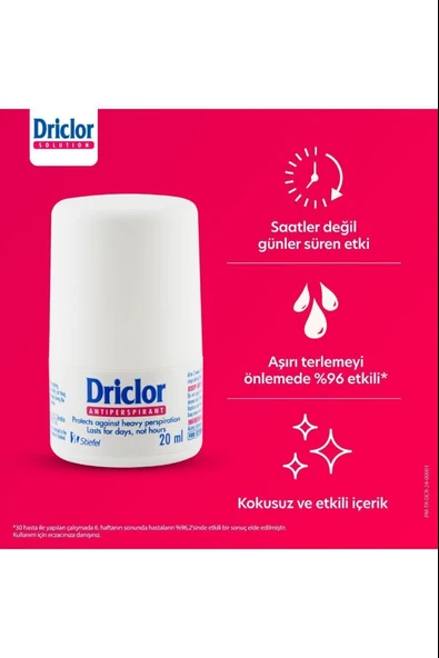 Driclor Antiperspirant Roll-on 20 Ml - Resim 4