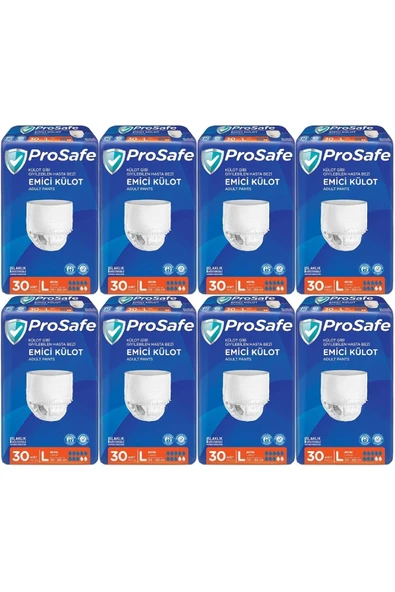 PROSAFE Emici Külot Hasta Bezi Büyük-large 240 Adet (8PKx30) ürün görseli 1