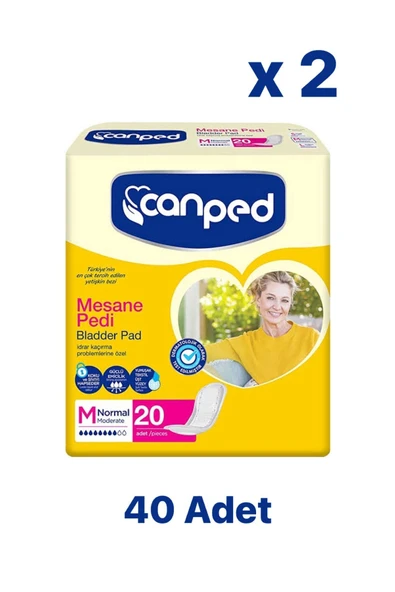 Canped MESANE PEDİ 20 Lİ ORTA (M) 2 ADET ürün görseli 1