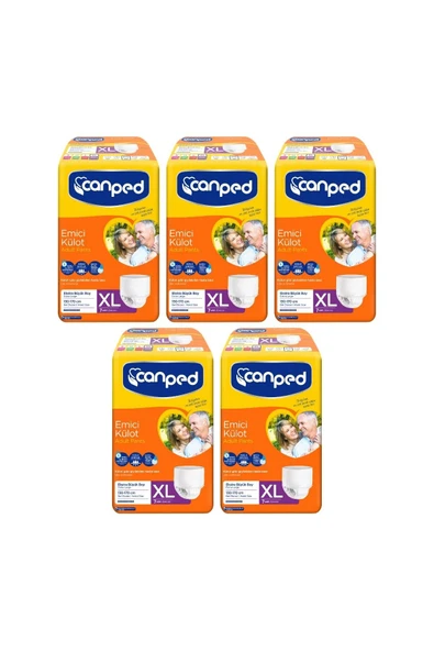 Canped Emici Külot Extra Büyük Boy Large 35 Adet (7X5pk) ürün görseli 1