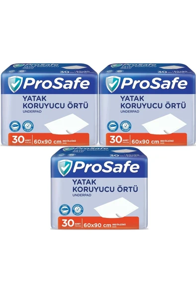 PROSAFE Hasta Alt Açma Yatak Koruyucu Örtü 60x90cm 90 Adet (3PKx30) ürün görseli 1
