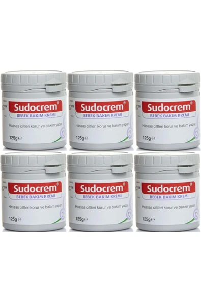 Sudocrem Cilt Bebek Bakım - Pişik Kremi 125gr (6 LI SET) ürün görseli 1