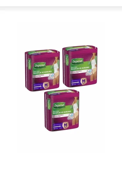 Depend Emici Külot Bez M Beden 30 Adet (70 Cm -105 Cm) ürün görseli 1