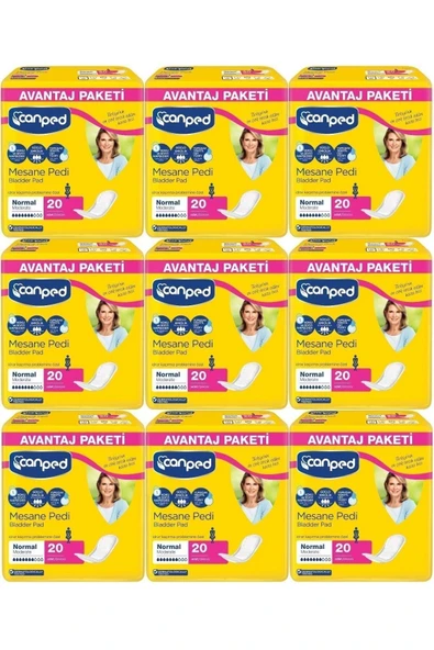 Canped MESANE PEDİ 20 Lİ ORTA (M) 9 ADET ürün görseli 1