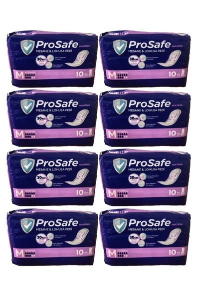 PROSAFE Multiped Lohusa & Mesane Pedi Normal 10 lu x 8 Paket ürün görseli 1