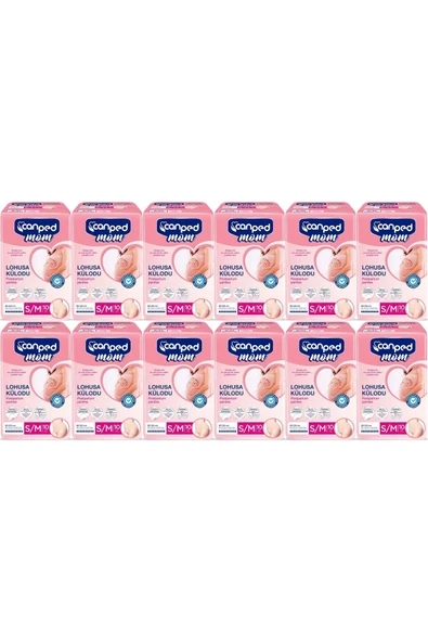 Canped Mom Lohusa Külodu - Külot Bez S - Small - Küçük / M - Medium - Orta 120 Adet (12PKx10) ürün görseli 1