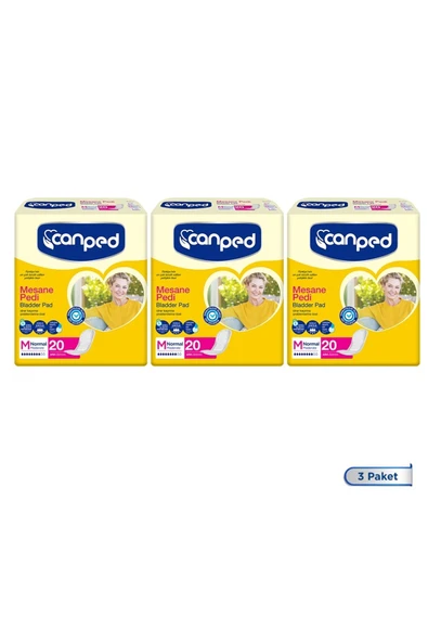 Canped MESANE PEDİ 20 Lİ ORTA (M) 3 ADET ürün görseli 1
