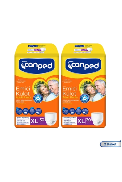 Canped Emici Külot Extra Büyük Boy Large 60 Adet ürün görseli 1