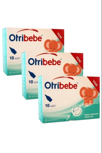 Otribebe Nazal Burun Aspiratörü Yedek Uç 10 Adet 3 Adet ürün görseli 1