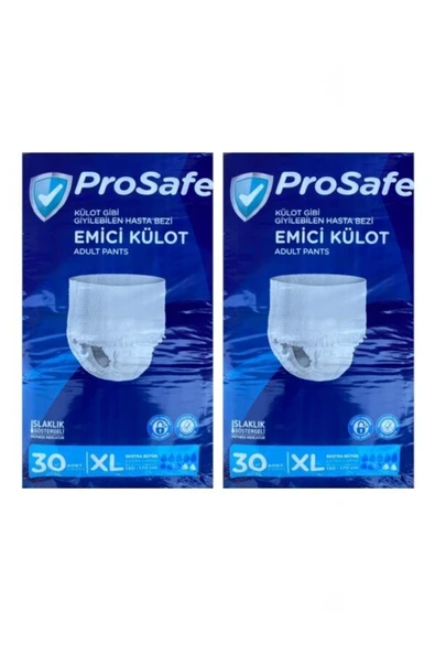PROSAFE Yetişkin Emici Külot Hasta Bezi Xl Extra Büyük 60 Adet (2pk*30) ürün görseli 1