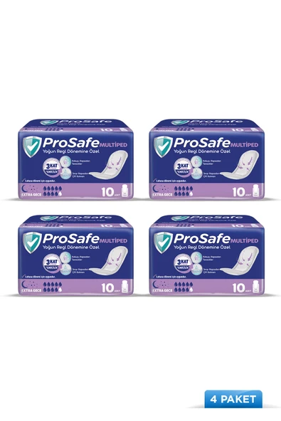 PROSAFE Multiped Lohusa & Mesane Pedi Yoğun Large 10 lu x 4 Adet ürün görseli 1
