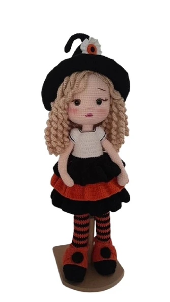 Bal Kabağı Bebeği Amigurumi Organik Oyuncak ürün görseli 1