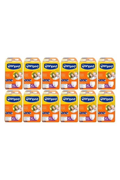 Canped Emici Külot Extra Büyük Boy Large 84 Adet (7X12pk) ürün görseli 1