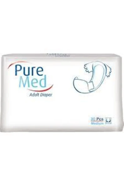 Puremed Medium Belbantlı Hasta Alt Bezi 30'lu ürün görseli 1