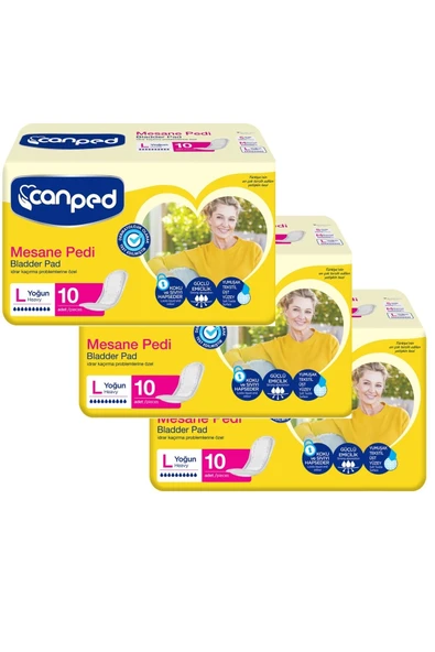 Canped Mesane Pedi Normal M Beden 3'lü Paket Paket Içi 10 Adet Vardır ürün görseli 1