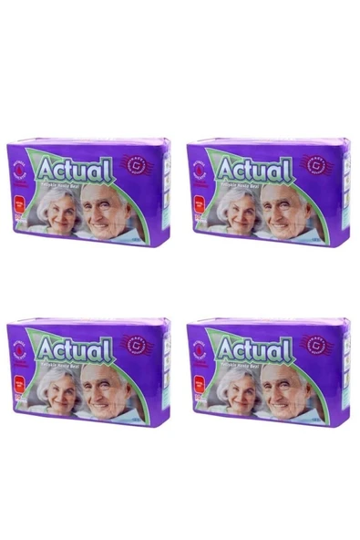 ACTUAL Yetişkin Hasta Bezi Bel Bantlı L-büyük 120 Adet (4PK*30) ürün görseli 1