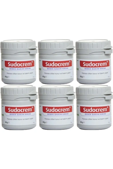 Sudocrem Cilt Bebek Bakım - Pişik Kremi 60gr (6 LI SET) ürün görseli 1