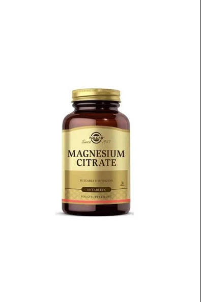 Solgar Magnesium Citrate 60 Tablet ürün görseli 1