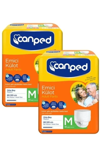Canped Orta Boy Medium 60 Adet Emici Külot ürün görseli 1