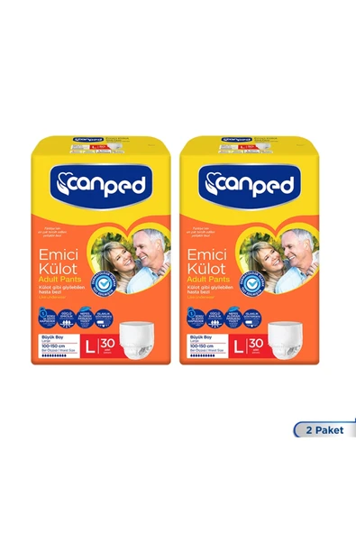 Canped Emici Külot Büyük Boy Large 60 Adettt ürün görseli 1