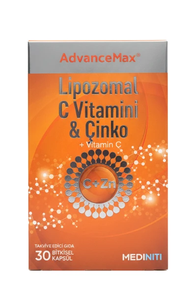 AdvanceMax Lipozomal C Vitamini & Çinko 30 Kapsül - Resim 6