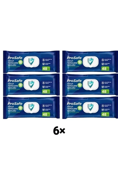 PROSAFE Vücut Temizleme Havlusu 6 Adet 288 Yaprak ürün görseli 1