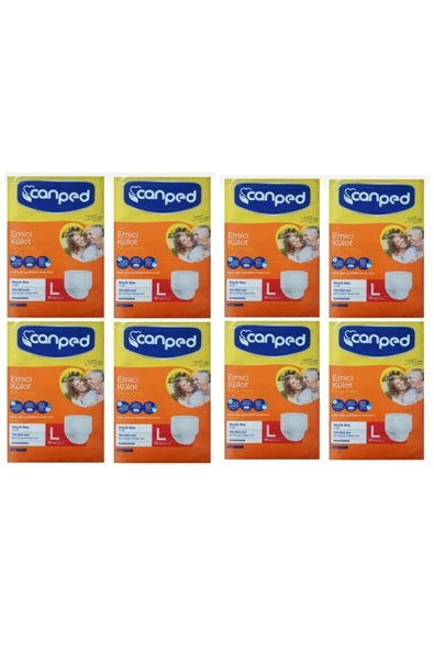 Canped Emici Külot Hasta Bezi Büyük Boy (l) 30lu 4 Paket 240 Adet ürün görseli 1