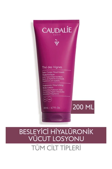 Caudalie Thé des Vignes Besleyici Hiyalüronik Vücut Losyonu 200 ml ürün görseli 1