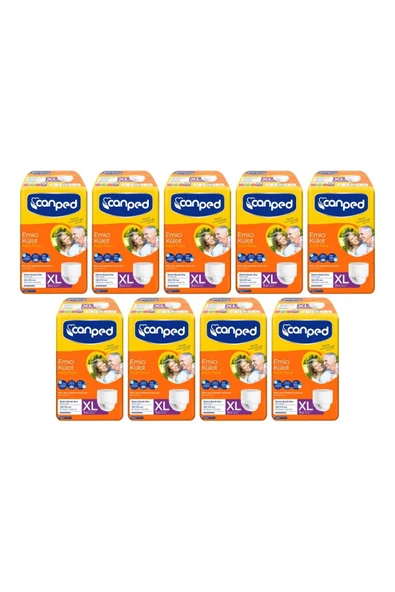 Canped Emici Külot Extra Büyük Boy Large 63 Adet (7X9pk) ürün görseli 1