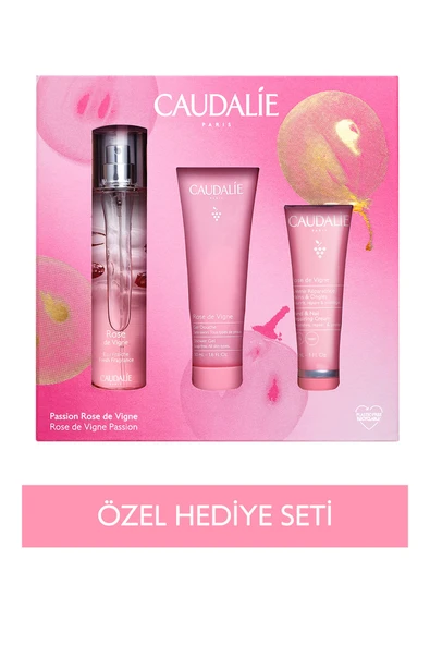 Caudalie Rose De Vigne Üçlü Bakım Seti - Parfüm 50 Ml + Duş Jeli 50 Ml + El Bakım Kremi 30 Ml ürün görseli 1