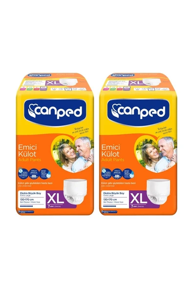 Canped Emici Külot Extra Büyük Boy Large 14 Adet (7X2pk) ürün görseli 1