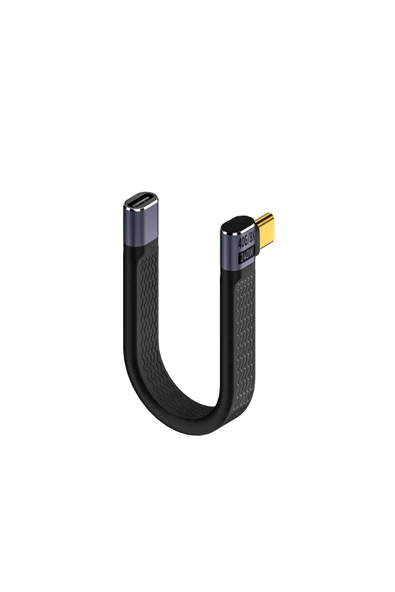 silabor USB 4.0 Esnek Kısa Kablo, USB 3.1 Uzatma Kablosu, Tam Özellikli Veri Kablosu, 40 Gb Aktarım Kablosu ürün görseli 1