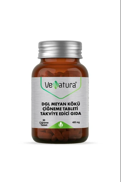 VeNatura Dgl Meyan Kökü 90 Çiğneme Tablet ürün görseli 1