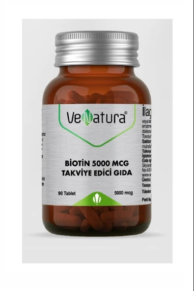Venatura Biotin 5000 mcg 90 Tablet ürün görseli 1