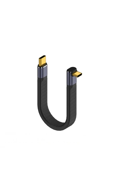 silabor USB 4.0 Esnek Kısa Kablo, USB 3.1 Uzatma Kablosu, Tam Özellikli Veri Kablosu, 40 Gb Aktarım Kablosu ürün görseli 1