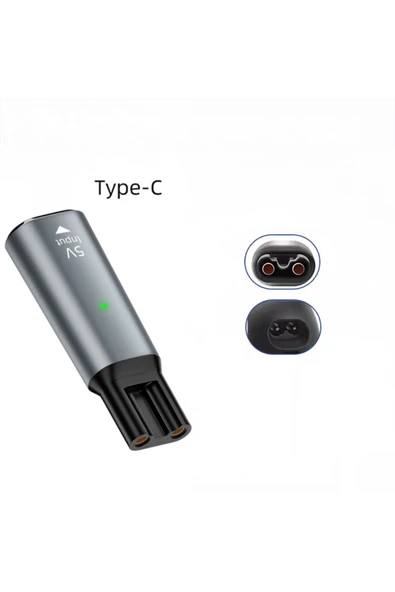 silabor Elektrikli Tıraş Makineleri ve Saç Kesme Makineleriyle Uyumlu, Type-C Şarj Kablosu (4.3V/5V/8V). ürün görseli 1