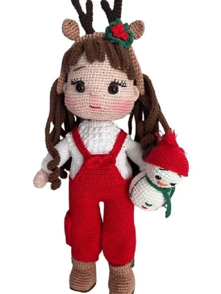 Kardelen Bebek Amigurumi Organik Oyuncak ürün görseli 1