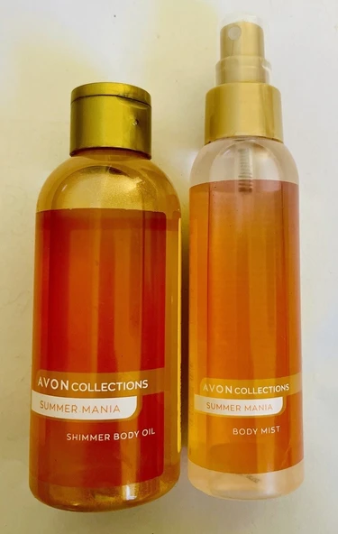 AVON COLLECTIONS BODY MIST 100 ML  +BODY OİL 150 ML İKİLİ SET OLARAK ürün görseli 1