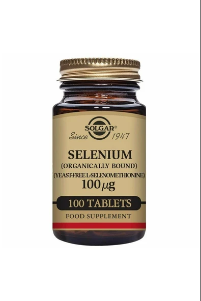 Solgar Selenium 100 mcg 100 Tablet ürün görseli 1