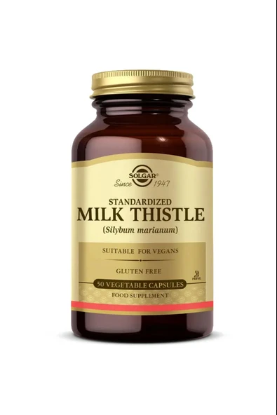 Solgar Milk Thistle 100 mg 50 Kapsül ürün görseli 1