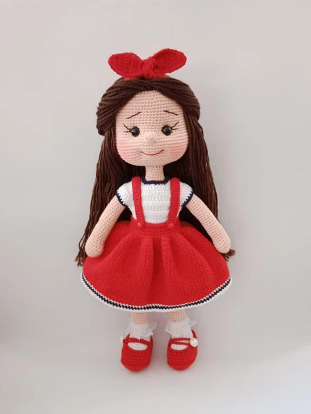Sevimli Beyza Bebek Amigurumi Organik Oyuncak ürün görseli 1