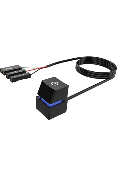 silabor Masaüstü Bilgisayar Güç Tuşu, Harici PC Power Button Uzatma Kablosu, Power Tuşu ürün görseli 1