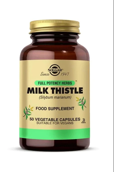 Solgar Milk Thistle 100 mg 50 Kapsül - Resim 2