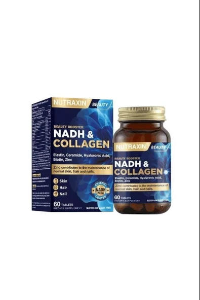 Nutraxin NADH & Collagen 60 Tablet ürün görseli 1