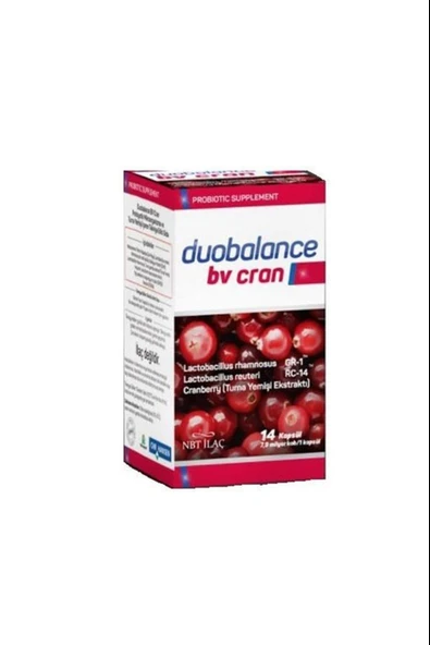 Nbt İlaç Duobalance Bv Cran 14 Kapsül ürün görseli 1