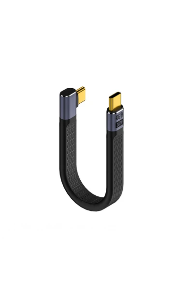 silabor USB 4.0 Esnek Kısa Kablo, USB 3.1 Uzatma Kablosu, Tam Özellikli Veri Kablosu, 40 Gb Aktarım Kablosu ürün görseli 1