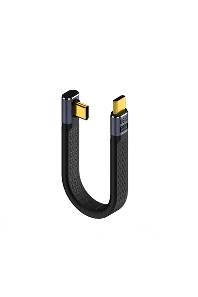 silabor USB 4.0 Esnek Kısa Kablo, USB 3.1 Uzatma Kablosu, Tam Özellikli Veri Kablosu, 40 Gb Aktarım Kablosu ürün görseli 1