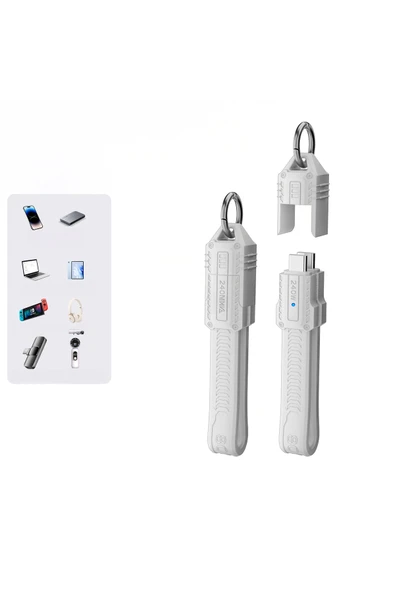 silabor USB 4.0 Esnek Kısa Kablo, Tam Özellikli Veri Kablosu, 40 Gb Aktarım PD Hızlı Şarj Kablosu ürün görseli 1