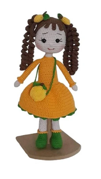 Mango Bebek Amigurumi Organik Oyuncak ürün görseli 1