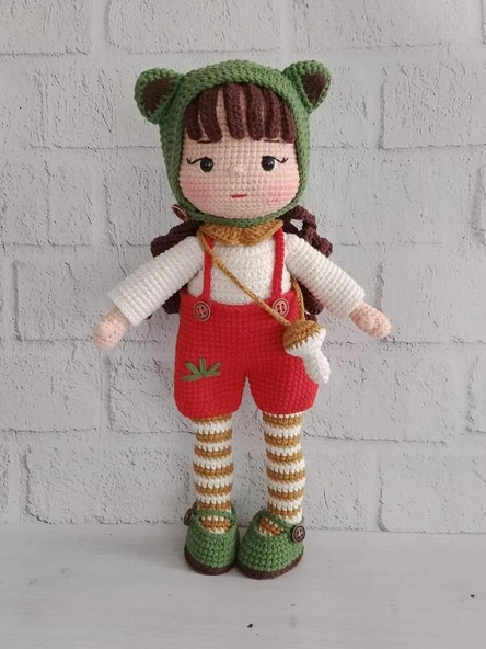 Hazel Bebek Amigurumi Organik Oyuncak ürün görseli 1